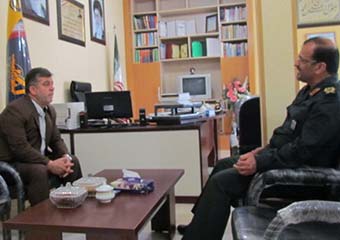 رئیس دانشگاه پیام نور گلستان با فرمانده سپاه نینوا دیدار کرد + عکس